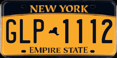 NY license plate GLP1112