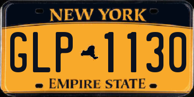 NY license plate GLP1130