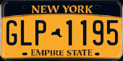 NY license plate GLP1195