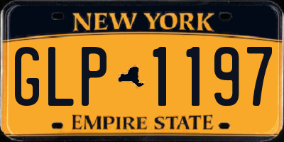 NY license plate GLP1197