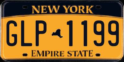 NY license plate GLP1199