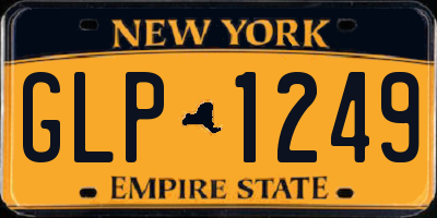 NY license plate GLP1249