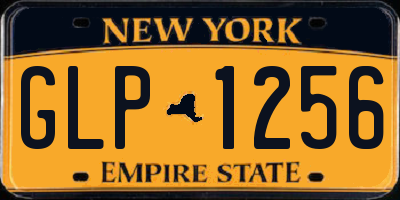 NY license plate GLP1256