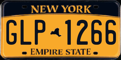 NY license plate GLP1266