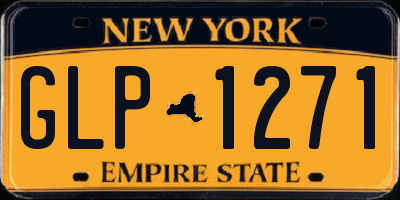 NY license plate GLP1271