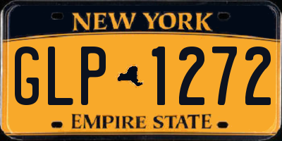 NY license plate GLP1272