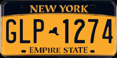 NY license plate GLP1274