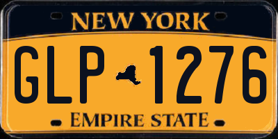 NY license plate GLP1276