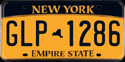 NY license plate GLP1286
