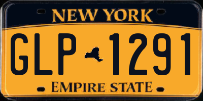 NY license plate GLP1291