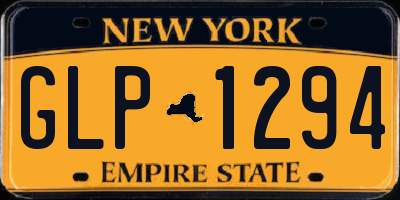 NY license plate GLP1294