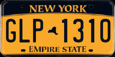 NY license plate GLP1310