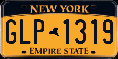 NY license plate GLP1319