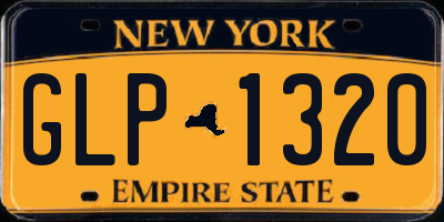 NY license plate GLP1320