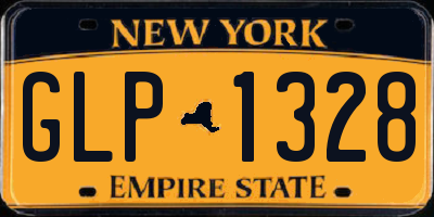 NY license plate GLP1328