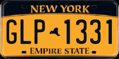 NY license plate GLP1331