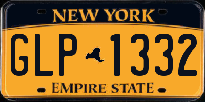 NY license plate GLP1332