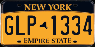 NY license plate GLP1334