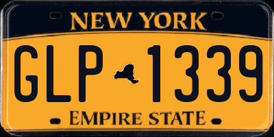 NY license plate GLP1339