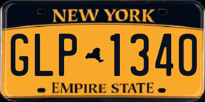 NY license plate GLP1340