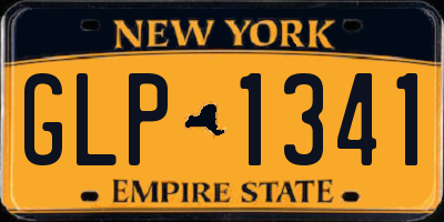 NY license plate GLP1341