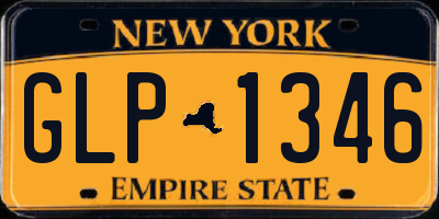NY license plate GLP1346