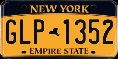 NY license plate GLP1352