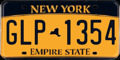 NY license plate GLP1354