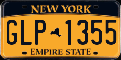 NY license plate GLP1355