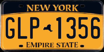 NY license plate GLP1356