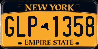 NY license plate GLP1358