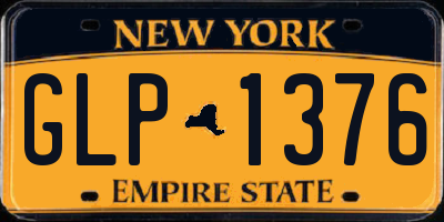 NY license plate GLP1376