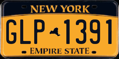NY license plate GLP1391