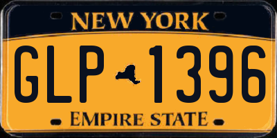 NY license plate GLP1396