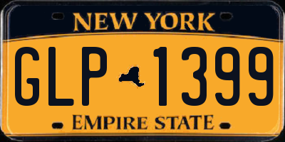 NY license plate GLP1399