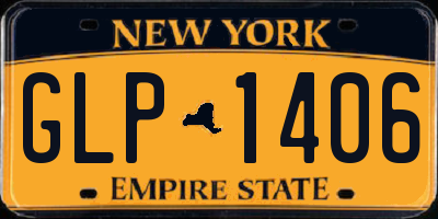 NY license plate GLP1406