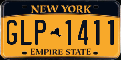 NY license plate GLP1411