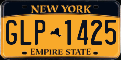 NY license plate GLP1425