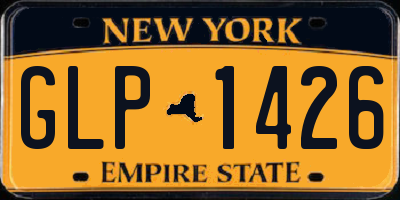 NY license plate GLP1426