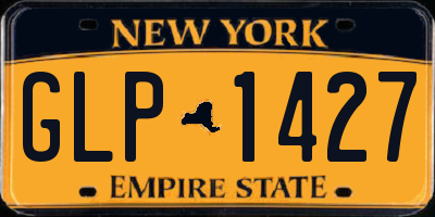 NY license plate GLP1427
