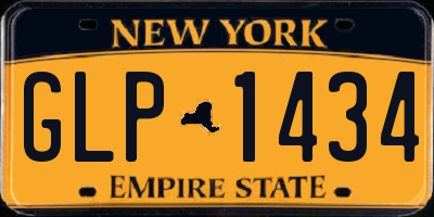 NY license plate GLP1434