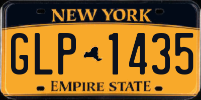 NY license plate GLP1435