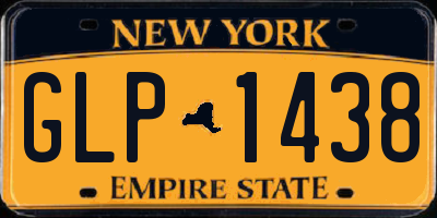 NY license plate GLP1438