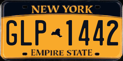 NY license plate GLP1442