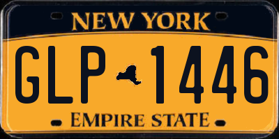 NY license plate GLP1446