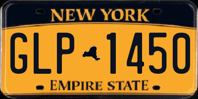 NY license plate GLP1450