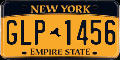 NY license plate GLP1456