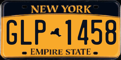 NY license plate GLP1458