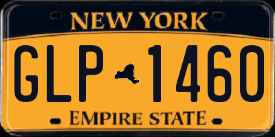 NY license plate GLP1460