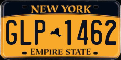 NY license plate GLP1462